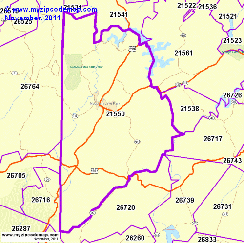 map of 21550