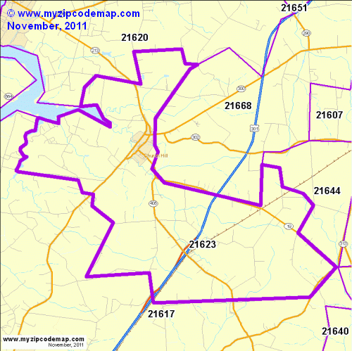 map of 21623