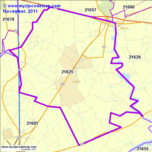 map of 21625