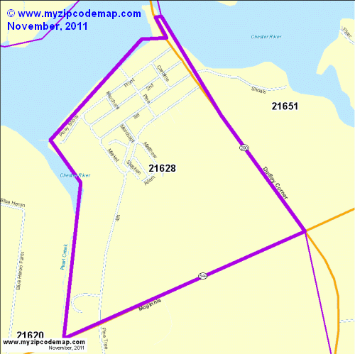 map of 21628