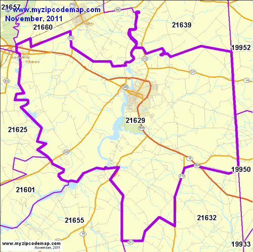 map of 21629