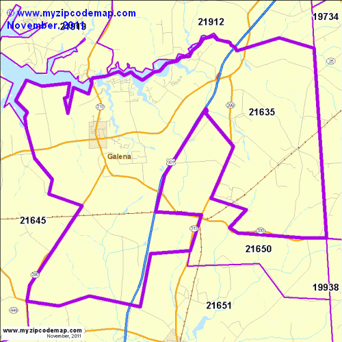 map of 21635