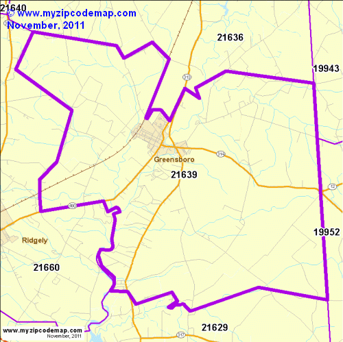 map of 21639
