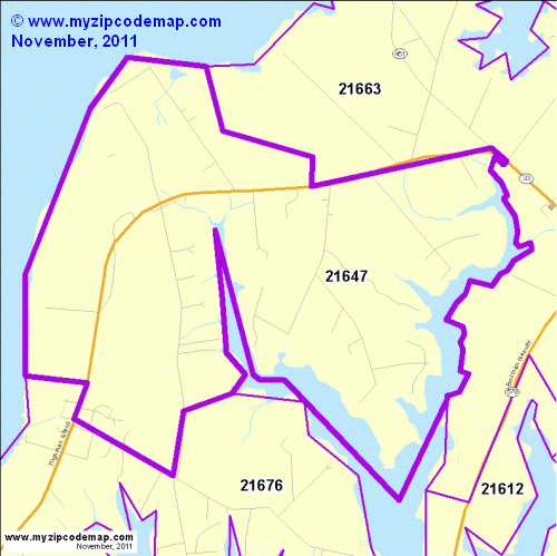 map of 21647