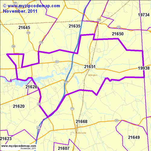 map of 21651