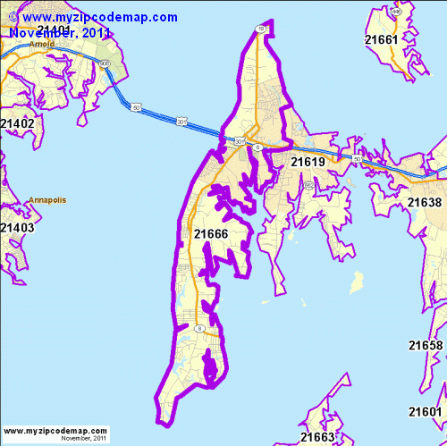 map of 21666