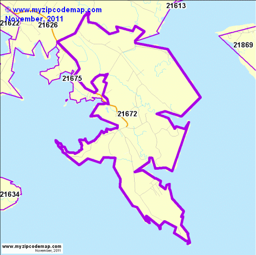 map of 21672