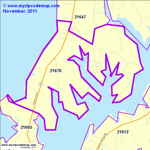 map of 21676