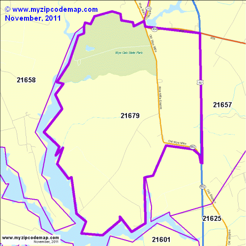 map of 21679