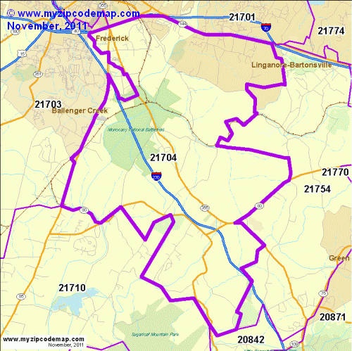 map of 21704