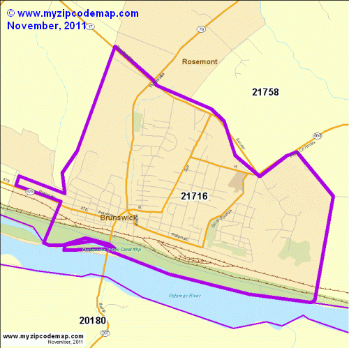 map of 21716