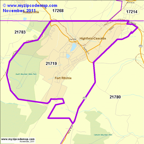 map of 21719