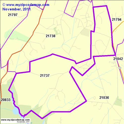 map of 21737