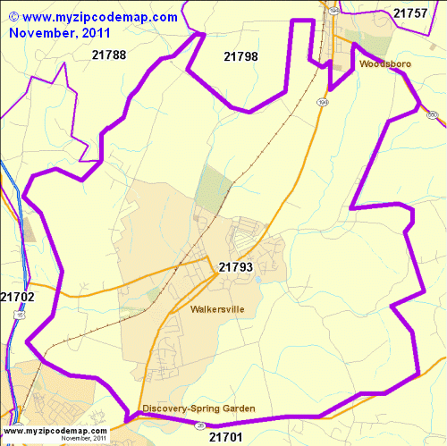 map of 21793