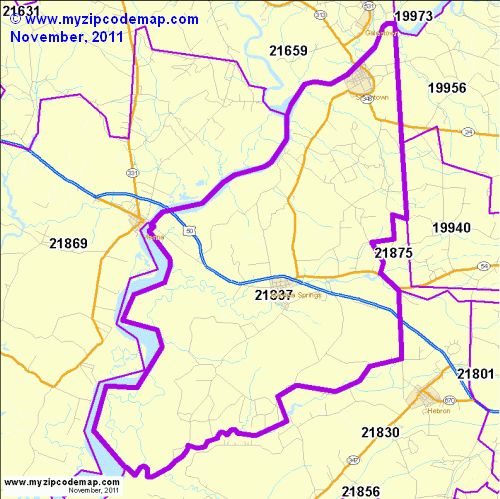 map of 21837