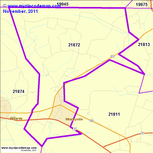 map of 21872