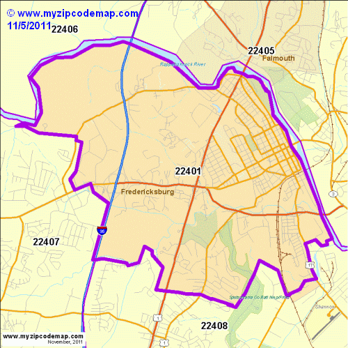 map of 22401