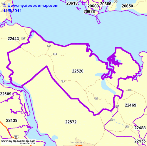 map of 22520