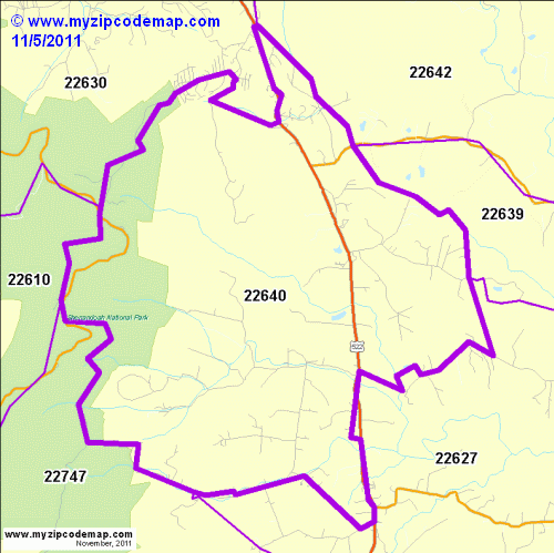 map of 22640