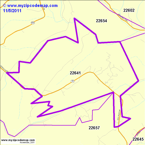 map of 22641