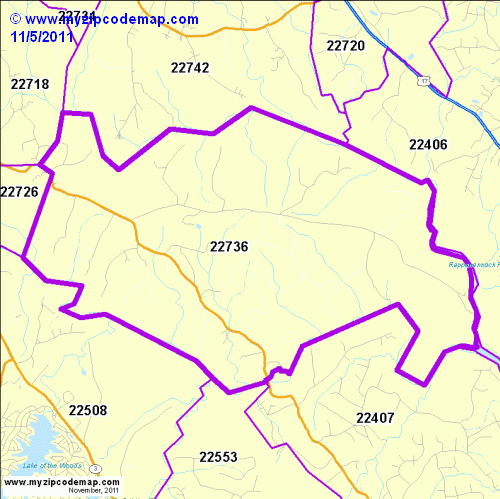 map of 22736