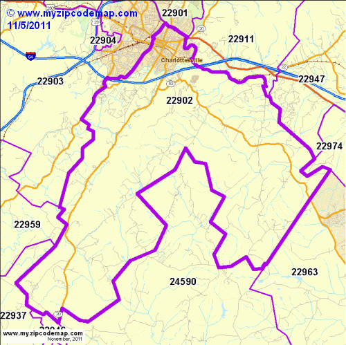 map of 22902