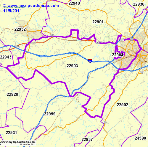map of 22903