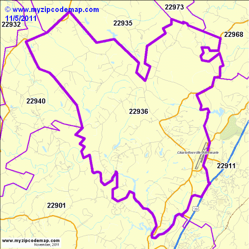 map of 22936