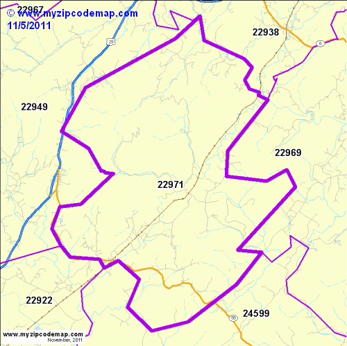 map of 22971