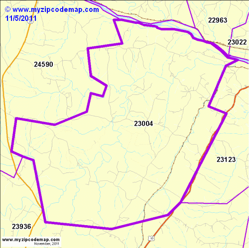 map of 23004