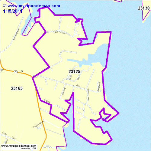 map of 23125
