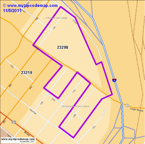 map of 23298