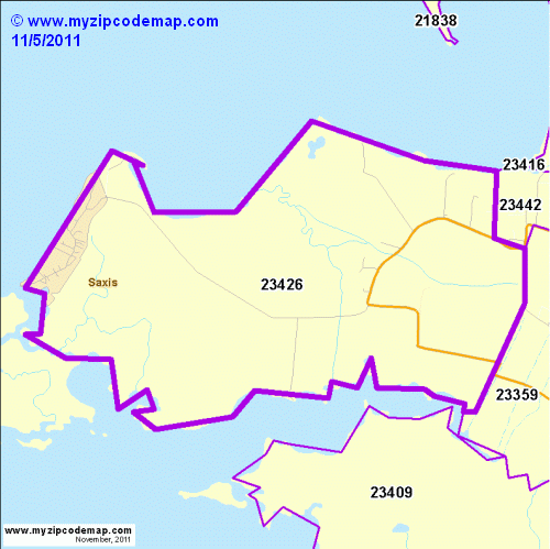 map of 23426