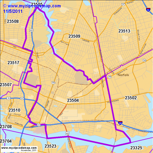 map of 23504