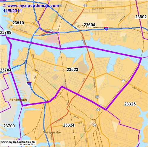 map of 23523