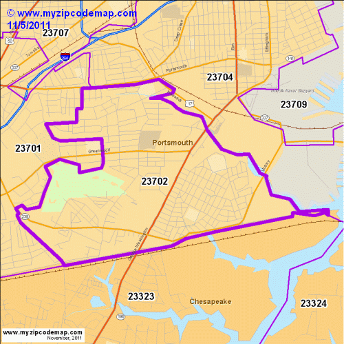 map of 23702