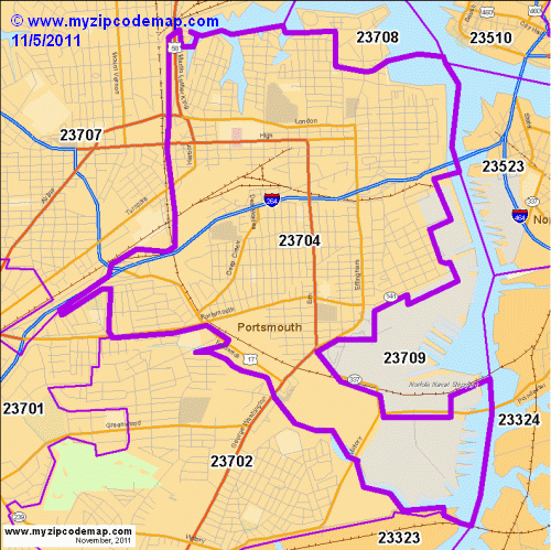 map of 23704