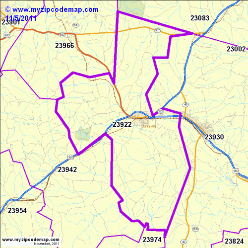 map of 23922