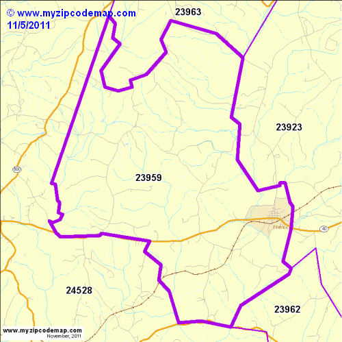 map of 23959