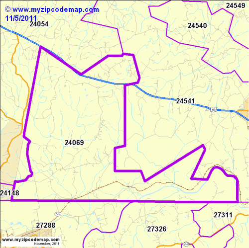 map of 24069