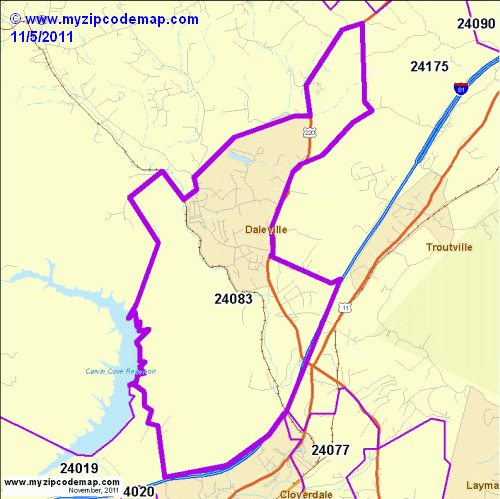 map of 24083