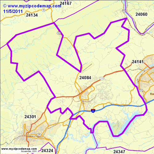 map of 24084
