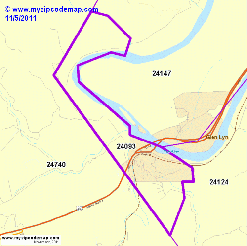 map of 24093
