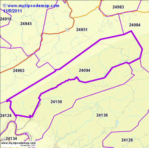 map of 24094