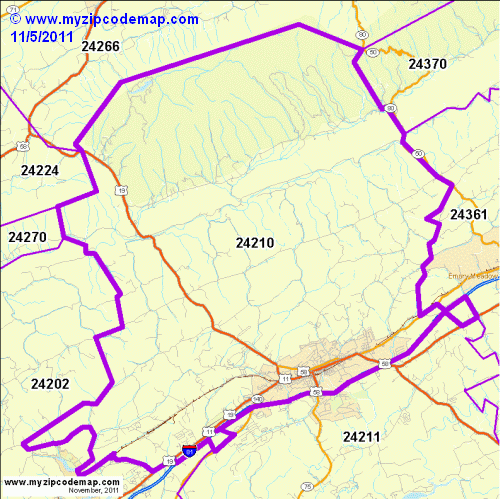map of 24210