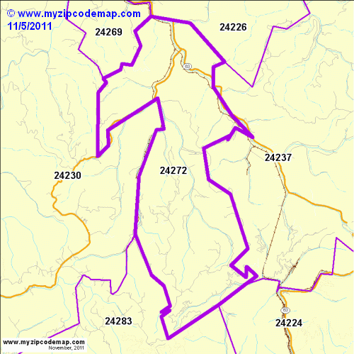 map of 24272