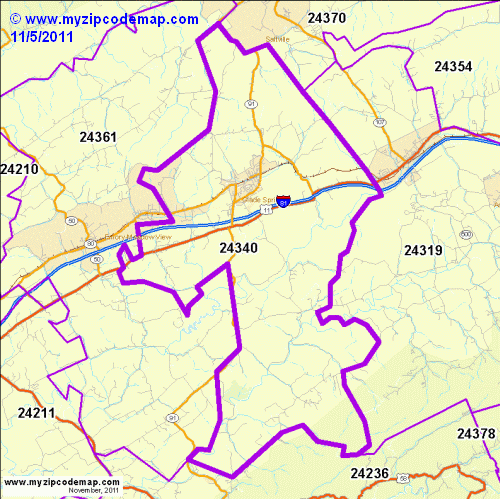 map of 24340