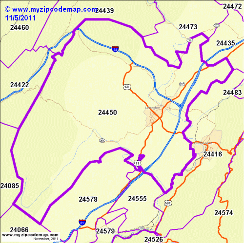 map of 24450