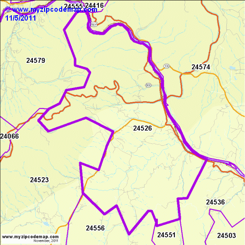 map of 24526