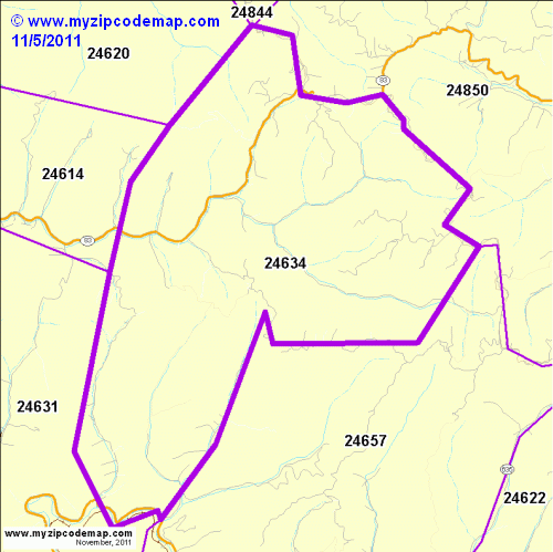 map of 24634